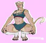  anthro bottomwear breasts cheerleader_outfit claws clothing crouching digitigrade felid female fur january lion mammal multi_nipple nipples pantherine petplayer976 skirt solo species_transformation tail_tuft tan_body tan_fur torn_clothing transformation tuft wardrobe_malfunction were werefelid werelion werepantherine 