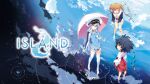  front_wing garandou_sara island_(game) kurutsu_karen kuuchuu_yousai miko ohara_rinne seifuku thighhighs umbrella wallpaper wet 