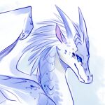  ambiguous_gender dragon feral icewing_(wof) unknown_artist wings_of_fire 