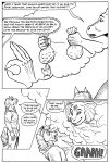  2021 anthro black_and_white clothed clothing comic dialogue dragon english_text equid equine female gustav_(here_there_be_dragons) hair here_there_be_dragons horse karno male mammal monochrome open_mouth piercing reptile scalie simple_background smoke snake speech_bubble teeth text zashy 