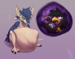  2021 3_fingers 3_toes 4_ears 4_fingers abdominal_bulge after_vore anthro anthro_domination anthro_pred anthro_prey avali avian barefoot beak belly big_belly biped bird black_body black_claws black_eyebrows black_eyes black_fur black_hair black_tuft blue_body blue_feathers blue_fur blue_markings cheek_tuft claws countershade_torso countershading cramped cutaway dated digital_drawing_(artwork) digital_media_(artwork) dipstick_feathers domination duo eyebrows facial_markings facial_tuft feathered_wings feathers feet finger_claws fingers forced front_view fur fur_tuft green_eyes green_sclera grey_background grey_body grey_countershading grey_feathers grey_fur grey_text grey_tuft gryphon hair half-closed_eyes hand_on_stomach head_markings head_tuft hi_res inner_ear_fluff internal leg_tuft looking_down looking_up lunlunfox lying male male_domination male_pred male_prey markings motion_lines multi_ear multicolored_body multicolored_feathers multicolored_fur mythological_avian mythology narrowed_eyes nude number on_back on_ground onomatopoeia open_beak open_mouth oral_vore organs paws pink_tongue pixel_(pixelthegryphon) pixvali_(pixelthegryphon) purple_markings restrained rumbling_stomach same_size_vore satisfied scared shaded sharp_claws short_hair shoulder_tuft side_view signature simple_background sitting slorsh smile soft_vore sound_effects spread_legs spreading stomach talons tan_body tan_fur text three-quarter_view toe_claws toes tongue tuft unwilling_vore vore watermark wet wide_eyed wings worried yellow_beak yellow_claws yellow_talons 