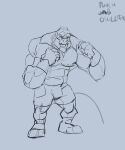  animated ape aperil boxing fur goovy gorilla gorilla_boxing_day haplorhine hi_res himbo hopping male mammal muscular muscular_male primate purple_body purple_fur rickleone sport 