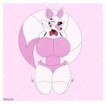  2021 animatronic anthro big_breasts blazkenzxy breasts canid canine digital_drawing_(artwork) digital_media_(artwork) female five_nights_at_freddy&#039;s five_nights_at_freddy&#039;s_2 fox hi_res machine makeup mammal mangle_(fnaf) robot signature solo video_games white_body 