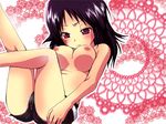  blush breasts burn_scar cameltoe katekyo_hitman_reborn! lal_mirch large_breasts nipples no_bra scar solo topless yukito_mayumi 