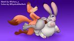  absurd_res anthro big_breasts big_nipples blush bodily_fluids breasts butt canid canine cum cum_in_ass cum_inflation cum_inside disney duo fox genital_fluids genitals gynomorph hi_res hyper hyper_genitalia inflation intersex intersex/male judy_hopps lagomorph leporid looking_back looking_pleasured male mammal nick_wilde nipples psychoticwalrus rabbit schwoo zootopia 