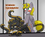  anal balls cutie_mark drhypnoswirl duo english_text equid equine erection fan_character(kingzapapple) female female_penetrating female_penetrating_male forced forced_anal friendship_is_magic fur genitals goo_creature hasbro hi_res horn horse male male/female male_penetrated male_penetrating mammal my_little_pony nude penetration penis pony sex simple_background suprised_look surprise text 