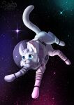  bethesda_softworks digital_drawing_(artwork) digital_media_(artwork) domestic_cat fallout felid feline felis feral happy hi_res male mammal mr.pebbles smile solo space spacesuit star sunny_way video_games 