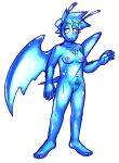  alien ambiguous_gender antennae_(anatomy) blue_body blue_skin body_hair breasts freckles goo_(disambiguation) goo_creature hair humanoid imperial_loser lucifer_(imperial_loser) nipples pointy_tail short_hair solo wings 