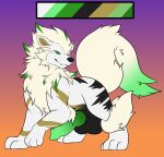  animal_genitalia animal_penis arcanine balls big_balls big_penis black_body black_fur brown_body brown_fur canine_penis fangs feral fur genitals green_body green_eyes green_fur green_penis hi_res huge_balls huge_penis knot male markings_(fur) model_sheet nintendo penis pok&eacute;mon pok&eacute;mon_(species) raised_leg solo symbolicproto video_games white_body white_fur wislow 