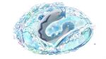  barboach black_eyes commentary_request gen_3_pokemon highres no_humans okowa_0141 outline pokemon pokemon_(creature) signature solid_circle_eyes solo water water_drop white_background 