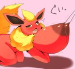  all_fours anthro areola big_breasts big_tail blush breasts brown_areola brown_nipples brown_sclera busty_feral eeveelution female feral flareon fur hi_res huge_breasts neck_tuft nintendo nipple_fetish nipple_pinch nipple_play nipple_pull nipples obikuragetyan open_mouth pinch pok&eacute;mon pok&eacute;mon_(species) red_body red_fur solo thick_thighs tuft video_games white_eyes yellow_body yellow_fur 