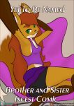  anthro bottomwear canid canine chair clothing comic cover female fox furniture green_eyes hair hi_res kamperkiller_(artist) mammal red_hair shorts sitting solo spats text 