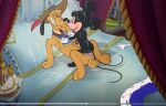  anthro anthro_on_feral bestiality canid canine canis disney domestic_dog duo female female_on_feral feral hi_res interspecies male male/female male_on_anthro mammal minnie_mouse mouse murid murine pluto_(disney) rodent wugi 