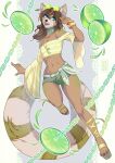  2021 4_toes 5_fingers ailurid anthro blue_eyes brown_hair clothed clothing digital_media_(artwork) eyebrows eyelashes feet fingers girly hair hi_res kittythesilence male mammal midriff navel open_mouth red_panda smile solo teeth toes tongue 