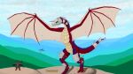  anthro armor avali bat_wings daedalusb dragon feral group hi_res lumiloon membrane_(anatomy) membranous_wings scales simple_background spikes t-pose wings wyvern 