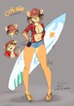  absurd_res anthro breasts catherine_bandicoot fan_character female hi_res solo viejillox 