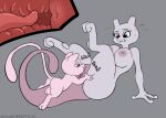  anthro balls big_breasts big_butt breasts butt cunnilingus duo female feral genitals larger_female legendary_pok&eacute;mon male male/female masturbation mew mewtwo nintendo oral oral_masturbation pok&eacute;mon pok&eacute;mon_(species) pussy sex size_difference smaller_male smushpretzel sweating_profusely tail_between_legs vaginal video_games 