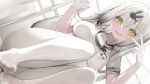 aliasing blush gloves gray_hair long_hair nekoboshi_sakko nurse original pantyhose white_hair 