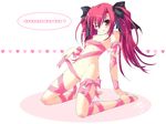  blush bow flat_chest long_hair naked nude pussy ribbon ribbons twintails 