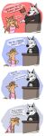  2021 4_fingers 4koma angry anthro aroused black_clothing black_eyebrows black_eyes black_nose black_topwear blush bodily_fluids brown_body brown_fur canid canine canis clothed clothing colored comic court desk dialogue digital_drawing_(artwork) digital_media_(artwork) domestic_cat domestic_dog duo english_text eyebrows eyes_mostly_closed fangs felid feline felis fingers frown fur fur_tuft furniture gender_symbol gesture go_to_horny_jail hi_res holding_object humor interlocked_fingers judge male mammal meme motion_lines multiple_scenes narrowed_eyes no_pupils open_frown open_mouth open_smile owo pink_clothing pink_nose pink_shirt pink_tank_top pink_topwear pointing pointing_at_another red_tongue rnorthex sad serious shirt simple_background smile snout speech_bubble symbol talking_to_another tank_top tears teeth text text_on_clothing text_on_shirt text_on_topwear tongue topwear tuft white_body white_fur ♂ 