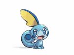  ambiguous_gender artist_name blue_body blue_eyes blue_skin blue_tail feral glistening glistening_eyes happy hi_res kamabokobun looking_away nintendo open_mouth pok&eacute;mon pok&eacute;mon_(species) quadruped shadow signature simple_background smile sobble solo tongue video_games white_background 