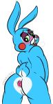  anal anus blush five_nights_at_freddy&#039;s five_nights_at_freddy&#039;s_2 green_eyes lagomorph leporid male mammal rabbit sex_toy sex_toy_in_ass simina-cindy solo toy_bonnie_(fnaf) vibrator vibrator_in_ass video_games 
