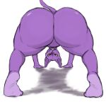  anthro anus balls beerus big_butt bubble_butt butt domestic_cat dragon_ball dragon_ball_super feet felid feline felis genitals gypsy_king_(artist) hairless hairless_cat huge_butt humanoid_feet hyper hyper_butt male mammal nude pose purple_body simple_background sphynx_(cat) 