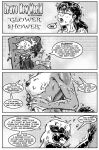  anthro asinus brave_new_world breasts cherise_chevron chiropteran comic debra_diaz dialogue donkey english_text equid equine eyes_closed female fur greyscale group hair human mammal mephitid monochrome nipples nude sasha_gothica shower_room showering skunk style_wager tail_tuft text tuft wet 