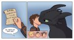  astrid_hofferson being_watched bestiality blush clothed clothing comic confusion dragon dreamworks ekayas feral fishlegs_(httyd) french_kissing group hi_res hiccup_horrendous_haddock_iii how_to_train_your_dragon human human_on_feral interspecies kissing larger_feral looking_at_another love male male/male male_on_feral mammal size_difference smaller_human snotlout_(httyd) toothless 