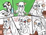  anthro bed beverage coffee coffee_mug comic drssing duo felid female fur furniture hair male male/female mammal melody_rose melody_rose1991 mika_(aditimalal) mouse murid murine red_eyes rodent solo tagme waking_up white_body white_fur white_hair 