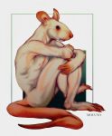  anthro fur hi_res male mammal molvno murid murine rat rodent simple_background solo white_body white_fur 