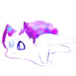  ambiguous_gender blue_eyes canid canine feral fox fur hi_res mammal markings markings_(fur) multicolored_body multicolored_fur paws simple_background smile snoiifoxxo solo solo_focus white_background 