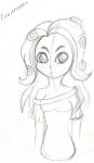  animal_humanoid breasts cephalopod cephalopod_humanoid clothed clothing coleoid female hi_res humanoid marina_ida marine marine_humanoid mollusk mollusk_humanoid nintendo octarian octoling pseudo_hair sketch smile solo splatoon tentacle_hair tentacles traditional_media_(artwork) video_games 