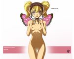  agitha artist_request blonde_hair breasts character_name earrings english jewelry nipples no_pussy nude pointy_ears purple_eyes ribbon ribs small_breasts solo source_request the_legend_of_zelda the_legend_of_zelda:_twilight_princess twintails wings 