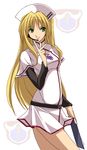  angie_thompson breasts chou_shittou_caduceus long_hair nurse skirt tonegawa_anju trauma_center uniform 