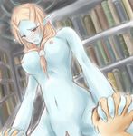  1boy 1girl blue_skin blush breasts long_hair midna midna_(true) naked nintendo nude pussy spoilers the_legend_of_zelda the_legend_of_zelda:_twilight_princess twili_midna twilight_princess 