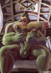  absurd_res alligator alligatorid anthro barazoku crocodile crocodilian crocodylid diphallism ekoi1995 fantasy genitals hi_res inn male multi_genitalia multi_penis muscular muscular_anthro muscular_male penis reptile scalie solo tavern tenacity two 