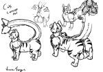  absurd_res balls big_butt butt canid canine feral genitals hi_res male mammal monochrome sketch solo tail_maw tail_mouth vukasinfergus 