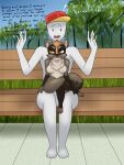  anon anthro breasts dialogue duo female hi_res human human_on_anthro interspecies lurking_tyger male male/female mammal on_lap procyonid raccoon sitting_on_lap thick_thighs 