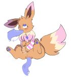  3_toes absurd_res ahegao anal anus blue_eyes blue_nose blue_pawpads blush bodily_fluids brown_body brown_fur chest_tuft dipstick_tail eevee ejaculation feet female feral fluffy fluffy_tail fur genital_fluids genitals hi_res jewelry looking_pleasured masturbation multicolored_tail necklace nintendo oral oral_penetration pawpads penetration pok&eacute;mon pok&eacute;mon_(species) pussy pussy_ejaculation pussy_juice rose_(h2o2) snout solo strawberryvixen tentacles toes tuft vaginal vaginal_masturbation video_games 