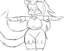  animated anthro bottomwear canid canid_demon canine canis clothing dancing demon domestic_dog female hellhound helluva_boss invalid_tag legwear lil&#039;bun looking_at_viewer loona_(vivzmind) mammal monochrome shorts solo thigh_gap thigh_highs 