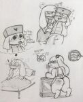  &lt;3 absurd_res anthro apology apron bed big_penis blush bodily_fluids butt cave_story clothing cross-popping_vein cute_expression dream duo furniture genitals hat headgear headwear hi_res huge_penis hyper hyper_genitalia hyper_penis jack_(cave_story) king_(cave_story) kissing lagomorph leporid male male/male mammal mimiga nicalis oven penis rabbit scut_tail sketch sketch_page spank_marks spanking_marks spatula stove sweat swirls thong thought_bubble throbbing_penis tools underwear video_games waking_up zlut385 
