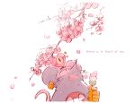  &lt;3 anthro blush cherry_blossom dango_(food) duo heart_(mad_rat_dead) mad_rat_(character) mad_rat_dead male mammal murid murine plant rat rodent 