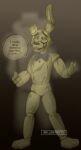  ... 2021 ? animatronic anthro barefoot black_eyes black_nose bluberry712 bodily_fluids bow_tie brown_background clothing crying dancing dialogue duo english_text featureless_crotch feet five_nights_at_freddy&#039;s five_nights_at_freddy&#039;s_3 five_nights_at_freddy&#039;s_4 fredbear_(fnaf) ghost half-closed_eyes hand_holding hat headgear headwear hi_res lagomorph leporid long_ears machine male mammal multicolored_body narrowed_eyes notched_ear open_mouth rabbit robot round_ears sad scar simple_background speech_bubble spirit springtrap_(fnaf) standing tears teeth text top_hat translucent translucent_body two_tone_body ursid video_games white_body wire yellow_body 