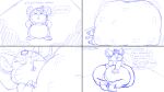  16:9 abdominal_bulge after_vore blizzard_entertainment blush bubble_butt butt butt_grab comic cricetid digestion english_text feral fluffy_ears hammond_(overwatch) hamster hand_on_butt hi_res male male_pred mammal mass_vore morbidly_obese morbidly_obese_feral morbidly_obese_male obese obese_feral obese_male overwatch overweight overweight_feral overweight_male rodent sleeping soft_vore solo southparkfans111 text thought_bubble video_games vore widescreen wiskers wrecking_ball_(blizzard) 