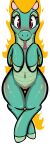  1:3 alpha_channel belly crossed_legs dakimakura_design dakimakura_pose design_(disambiguation) digital_media_(artwork) dragon ebvert equid equine eyelashes female feral fire flaming_hair front_view green_belly green_body green_skin hi_res hooves horse hybrid longma looking_at_viewer lying mammal navel on_back pseudo_hair raised_hoof red_eyes scales simple_background smile solo them&#039;s_fightin&#039;_herds tianhuo_(tfh) tongue tongue_out transparent_background wide_hips 