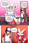  anthro braixen canid canine cinccino clothing cute_fangs english_text female gloves group hair_over_eyes handwear hat headgear headwear hi_res human inner_ear_fluff lucyfercomic male mammal nintendo pok&eacute;mon pok&eacute;mon_(species) speech_bubble text tuft video_games 