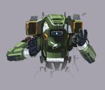  a_motorcycle_with_teeth blue_eyes bt-7274 english_commentary grey_background looking_to_the_side mecha meme no_humans ok_sign one-eyed open_hand pacha_meme science_fiction solo the_emperor&#039;s_new_groove titanfall_(series) titanfall_2 upper_body 