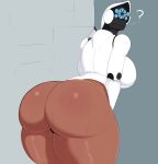  absurd_res big_breasts big_butt bodily_fluids breasts butt dark_body dark_skin female g3mma haydee haydee_(game) hi_res huge_butt humanoid machine not_furry robot robot_humanoid sweat thick_thighs video_games wide_hips 