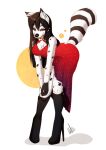  2021 anthro bent_over black_hair black_nose breasts cleavage clothed clothing digital_media_(artwork) dress eyebrows eyelashes female hair red_clothing red_dress smile solo standing wolflady 